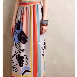 Maeve Anthropologie Plein Air Maxi Skirt
